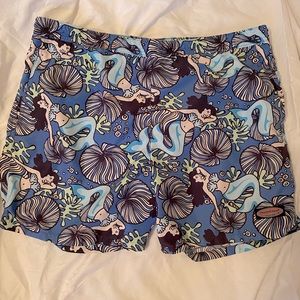 Men’s vineyard vines mermaid pattern swim trunks